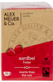 Alex Meijer Tee, Erdbeere Fairtrade