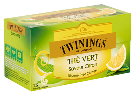 Twinings-Gr&uuml;ner Zitronentee/Vert-citron-tea