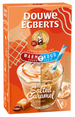 Douwe Egberts genussvoller Instant-Kaffee Iced Latte Salzkaramell Sticks 